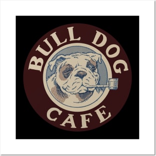 Bulldog Cafe Logo Posters and Art